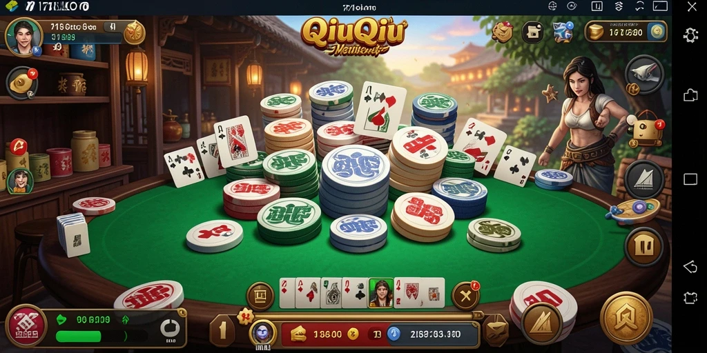 Screenshot 171SLOT menunjukkan gameplay seru QiuQiu yang dinamis.