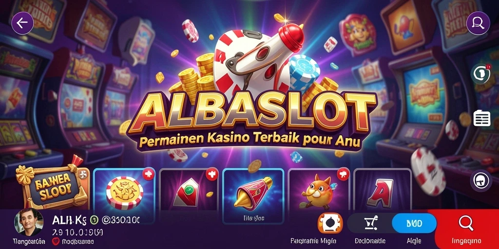 Tampilan gameplay menarik dari ALBASLOT dengan efek visual yang memukau.