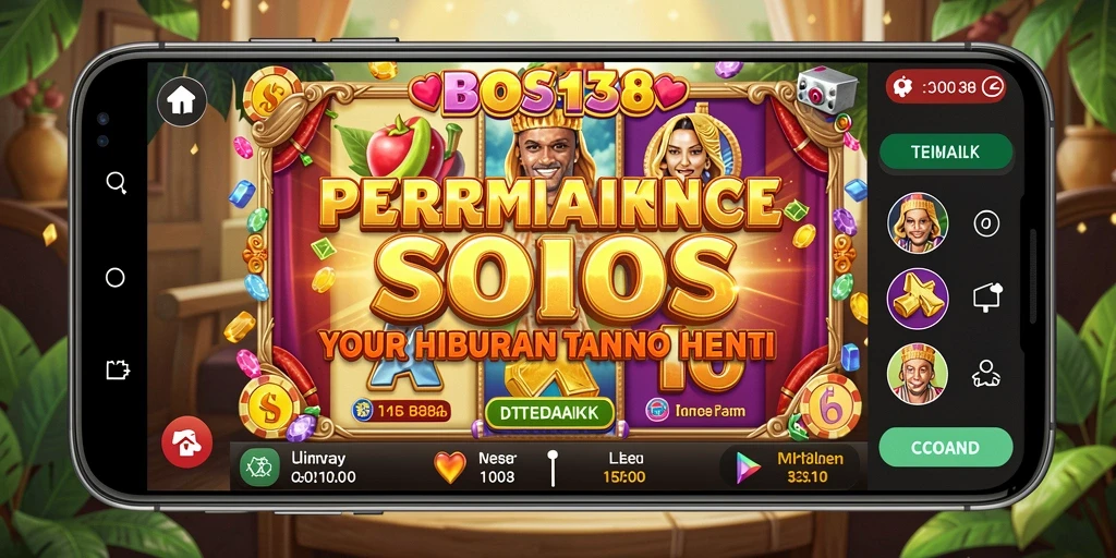 Tampilan gameplay seru pada aplikasi slot BOS138.