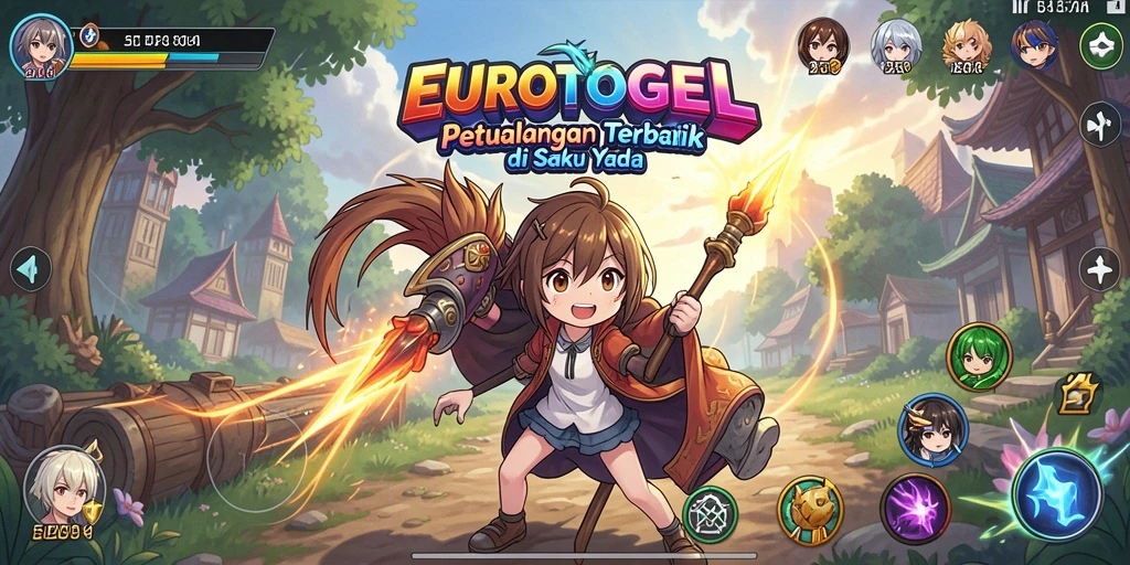 Screenshot gameplay EUROTOGEL menampilkan aksi seru dan karakter Anime yang memukau.