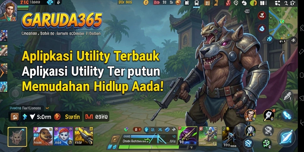 Tampilan antarmuka GARUDA365 yang menarik dan mudah digunakan.
