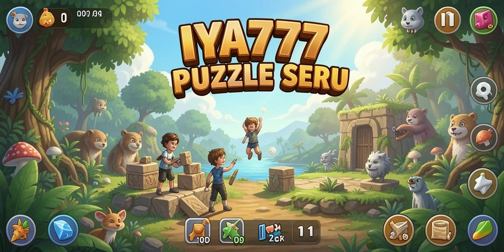 Gameplay IYA777 yang seru dan penuh tantangan puzzle.
