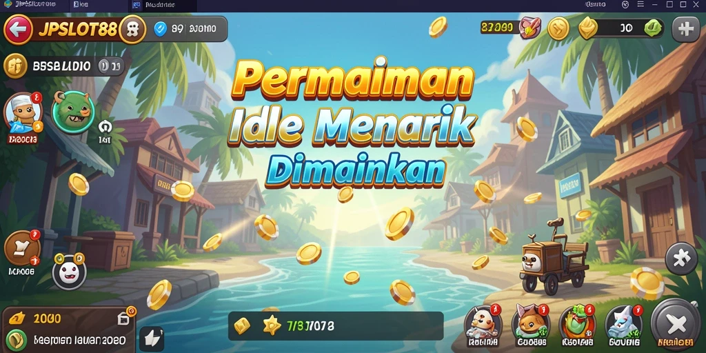 Screenshot utama JPSLOT88 menampilkan gameplay Idle yang seru dan menarik.