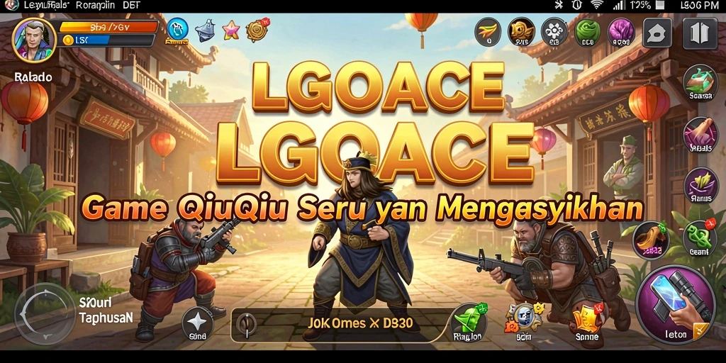 Tampilan menarik dan gameplay QiuQiu yang seru di LGOACE.