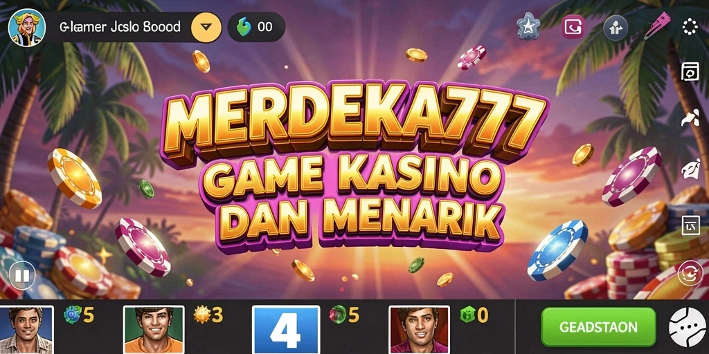 Tampilan utama gameplay MERDEKA777 yang seru dan menarik.