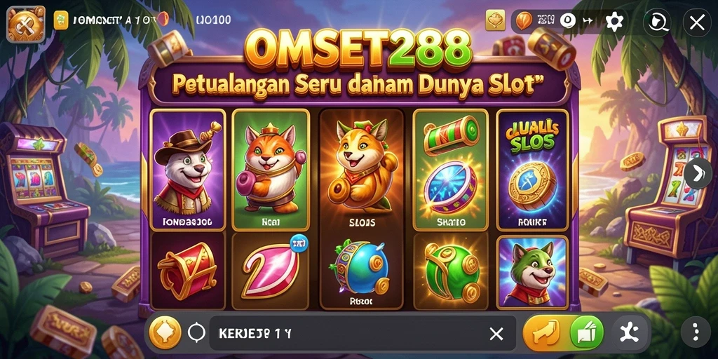 Screenshot gameplay menampilkan kombinasi slot yang mengasyikkan di OMSET288.
