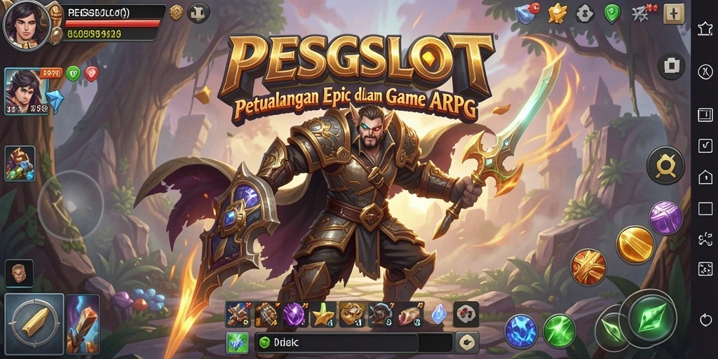 Tampilan gameplay PESGSLOT yang mendebarkan di dunia ARPG.