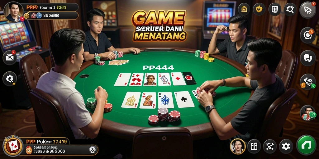 Tangkap momen seru dari gameplay poker di PP444.