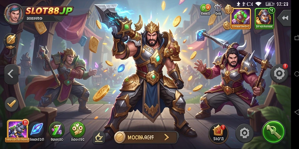 Tampilan gameplay SLOT88JP yang penuh strategi dan tantangan.