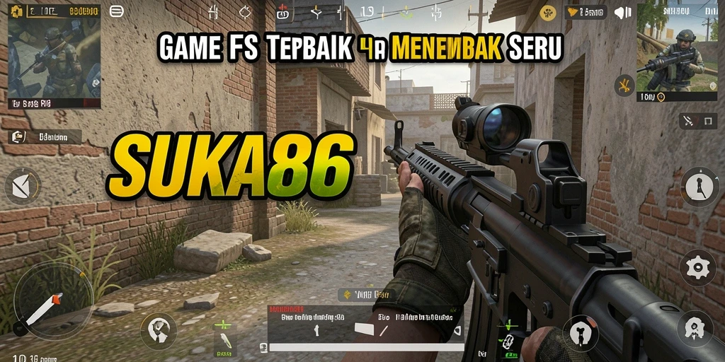 Tampilan gameplay menarik dari SUKA86 dengan pertempuran intens.
